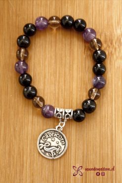 Turmalina, Onix, Amatista y Cuarzo Ahumado