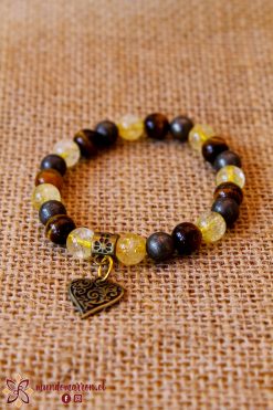 Citrino, Pirita y Ojo de Tigre