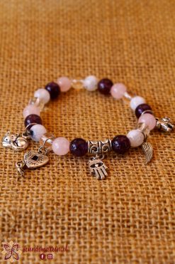 Amatista, Cuarzo Rosado y Cuarzo Cristal