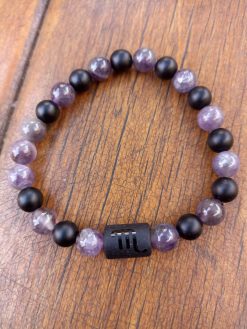 Escorpion (onix y amatista)