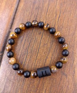 Geminis (onix y ojo de tigre)