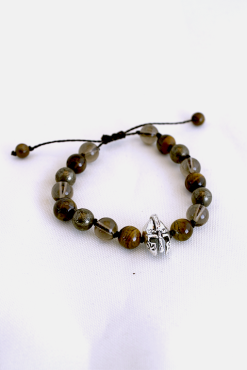 Ojo de Tigre, Pirita y Cuarzo Ahumado