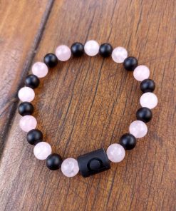 Libra (onix y cuarzo rosado)