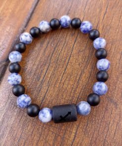 Sagitario (onix y sodalita)