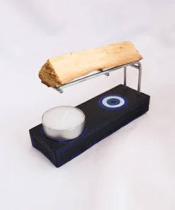 Quemador de Palo Santo + vela + palo santo