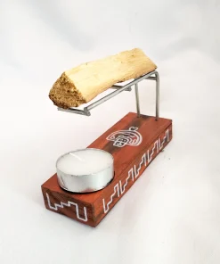 Quemador de Palo Santo + vela + palo santo