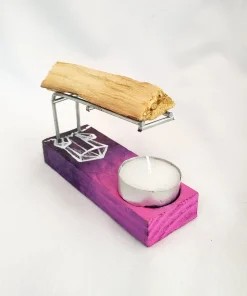 Quemador de Palo Santo + vela + palo santo
